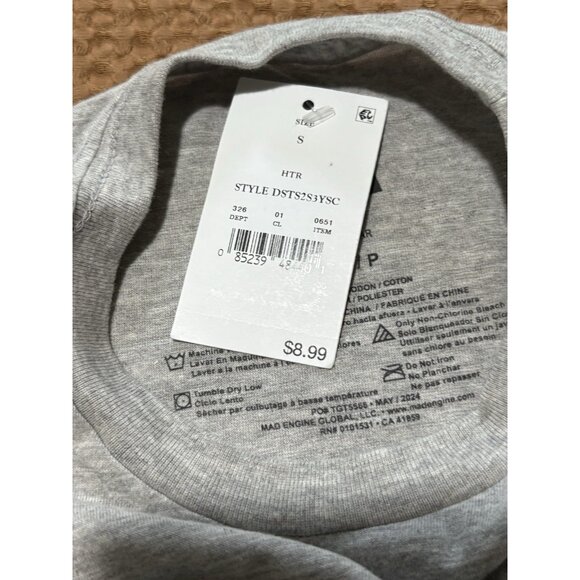 Disney Toy Story Boys Pizza Planet Aliens Short Sleeve Graphic T-Shirt S Grey - Picture 3 of 4